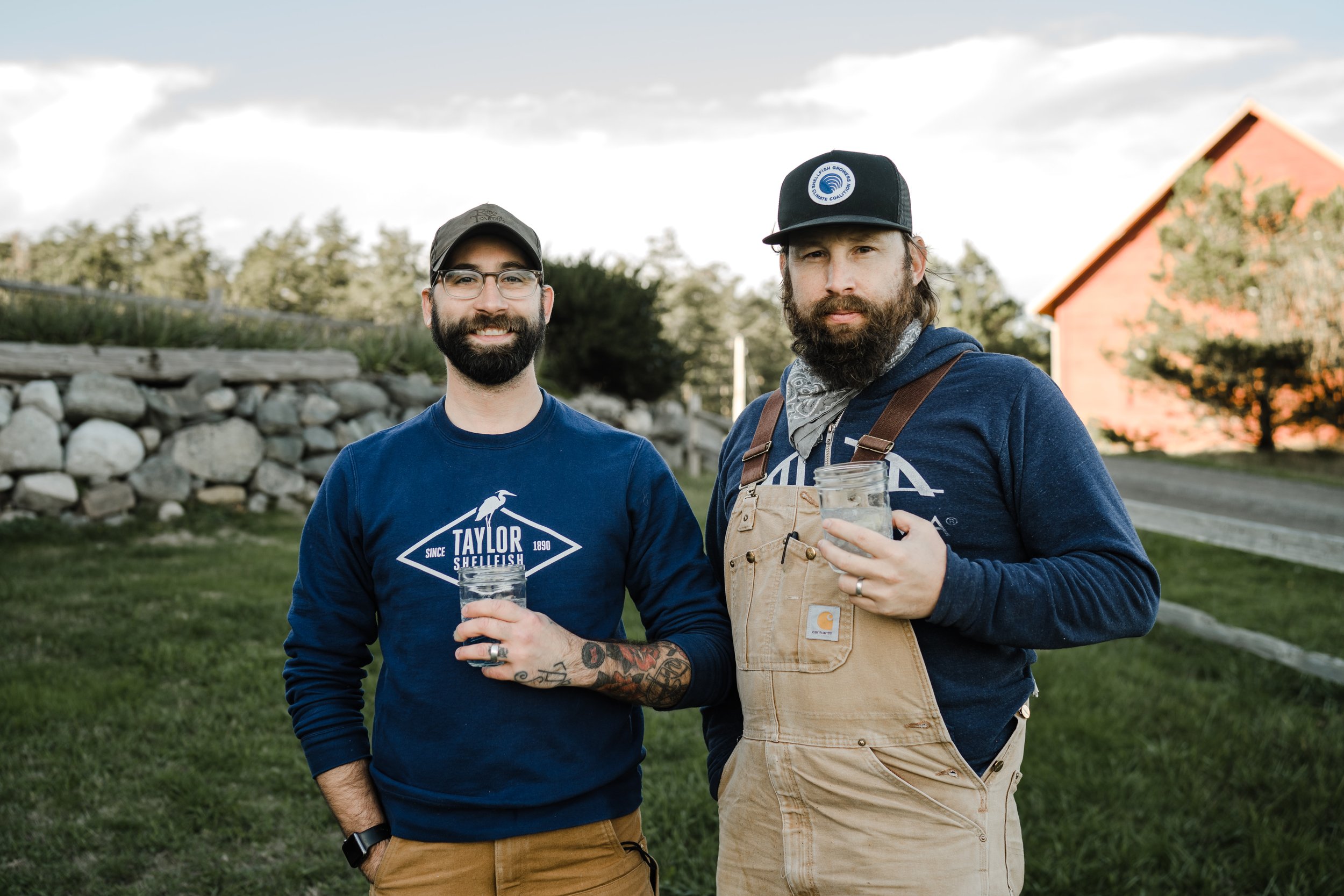 Pop-Up Oyster Bar team at a farm event